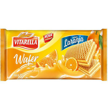 BISC VITARELLA WAFER LARANJA 120G