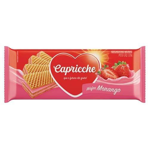 BISC WAFER CAPRICCHE MORANGO 120G