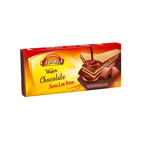 BISC WAFER CHOCOLATE LIANE S/ LACTOSE 115G