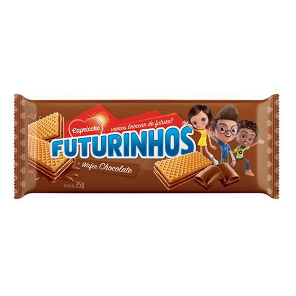 BISC WAFER FUTURINHOS CHOCOLATE 35G