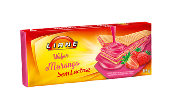 BISC WAFER MORANGO LIANE S/ LACTOSE 115G