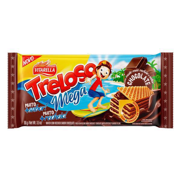 BISC WAFER TRELOSO MEGA CHOC 98G