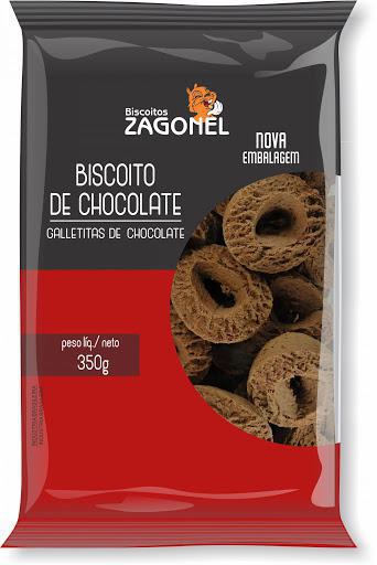 BISC.ZAGONEL 350G CHOCOLATE