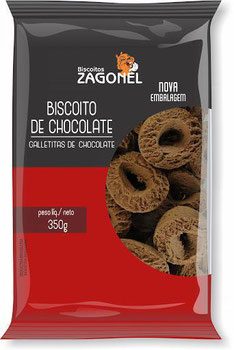 BISC.ZAGONEL 350G CHOCOLATE