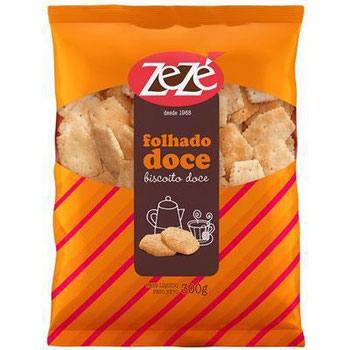 BISC.ZEZE 300G FOLHADO DOCE