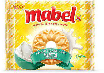 BISCOITO MABEL  AMANTEIGADO  NATA 330G
