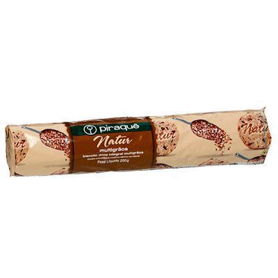 BISCOITO MULTIGRAOS LIGHT PIRAQUE 200G