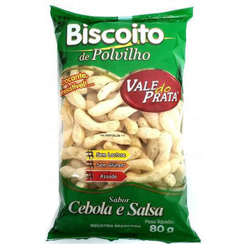 BISCOITO POLVILHO PALITO CEBOLA E SALSA 80GR