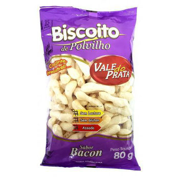 BISCOITO POLVILHO VALE DO PRATA PALITO BACON 80GR