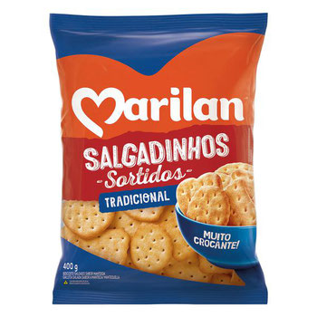 BISCOITO SALGADO MARILAN SORTIDO 400G
