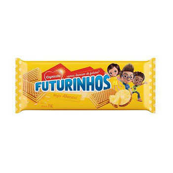 BISCOITO WAFER FUTURINHOS ABACAXI 35G