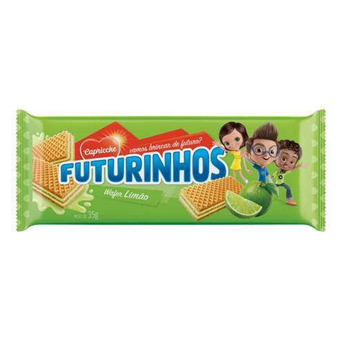 BISCOITO WAFER FUTURINHOS LIMAO 35G