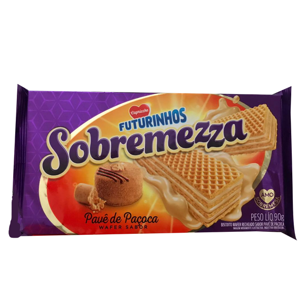 BISCOITO WAFER FUTURINHOS PAVE DE PACOCA 90G