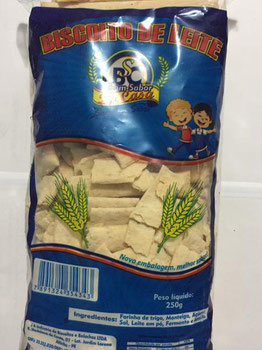 BOLACHA DE LEITE DA CASA BOM SABOR 250G