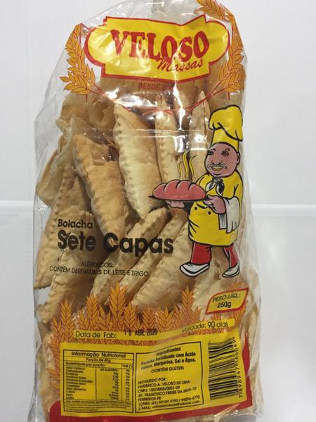 BOLACHA  SETE CAPAS DELICIOSA 250G