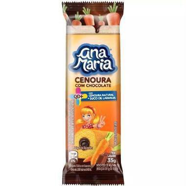 BOLINHO ANA MARIA CENOURA/CHOCOLATE 40G