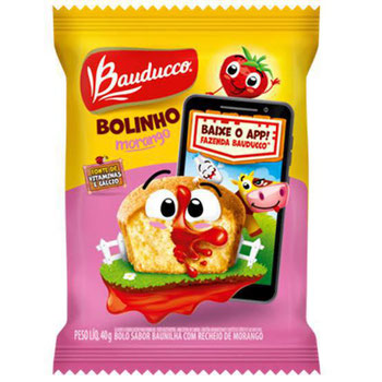BOLINHO BAUDUCCO MORANGO 40G