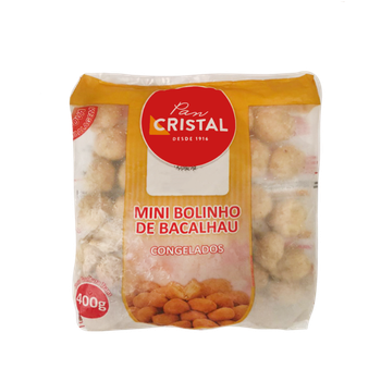 BOLINHO DE BACALHAU PAN CRISTAL 400G