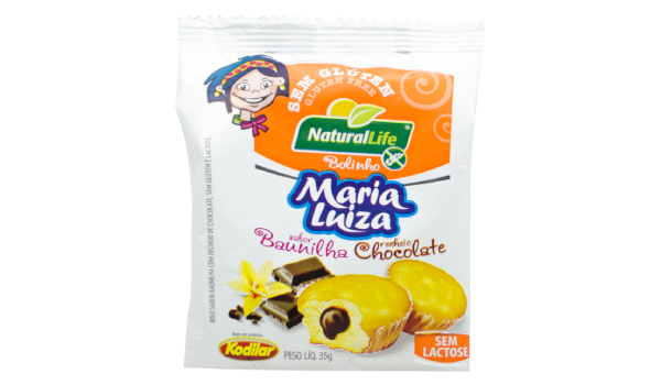 BOLINHO MARIA LUIZA BAUNILHA C/CHOCO 35G