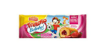 BOLINHO VITARELLA TRELOSO MORANGO 40G