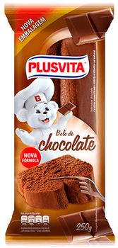 BOLO PLUSVITA CHOCOLATE 250G