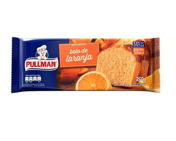 BOLO PULLMAN 250G.LARANJA