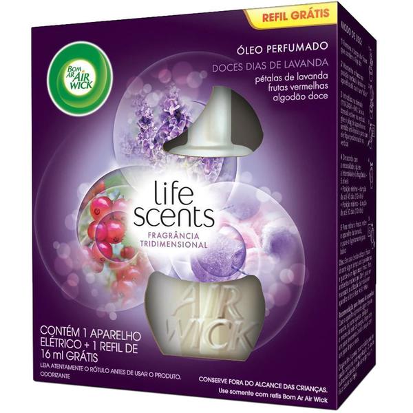 BOM AR AERO ELETRICO DOCES DIAS LAVANDA UND