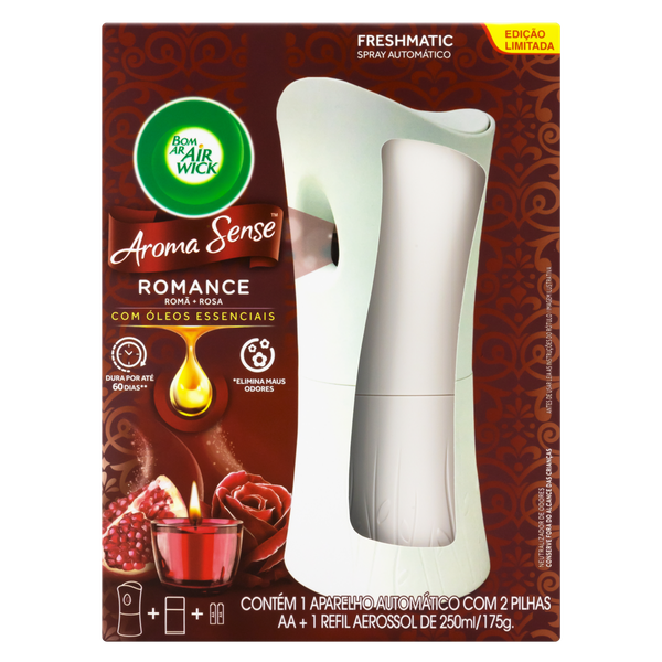 BOM AR FRESHMATIC 250ML APARELHO ROMANCE