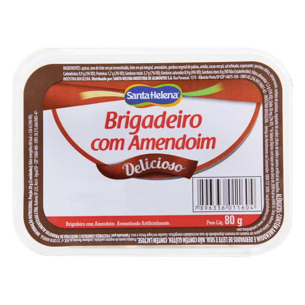 BRIGADEIRO COM AMENDOIM SANTA HELENA 80G