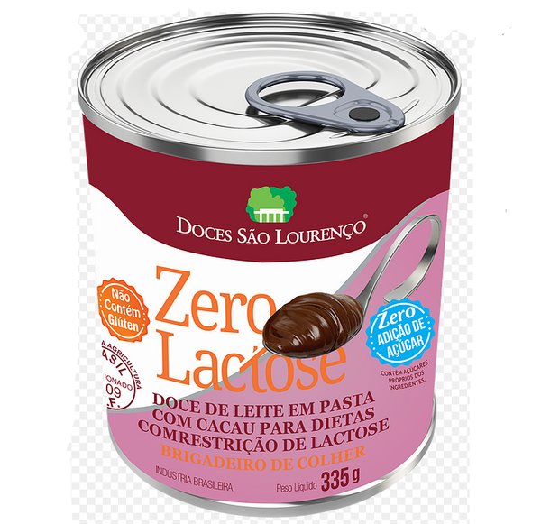 BRIGADEIRO DE COLHER ZERO LACTOSE SAO LOURECO 345G