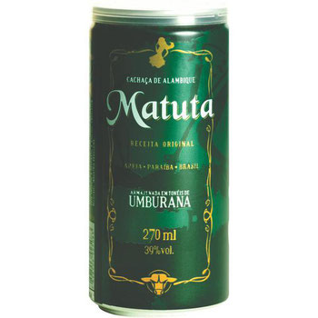 CACHACA MATUTA  UMBURANA LATA 270ML