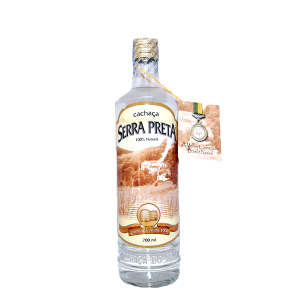 CACHACA SERRA PRETA NATURAL 700ML