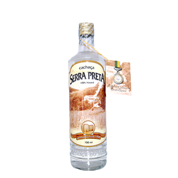 CACHACA SERRA PRETA NATURAL 700ML