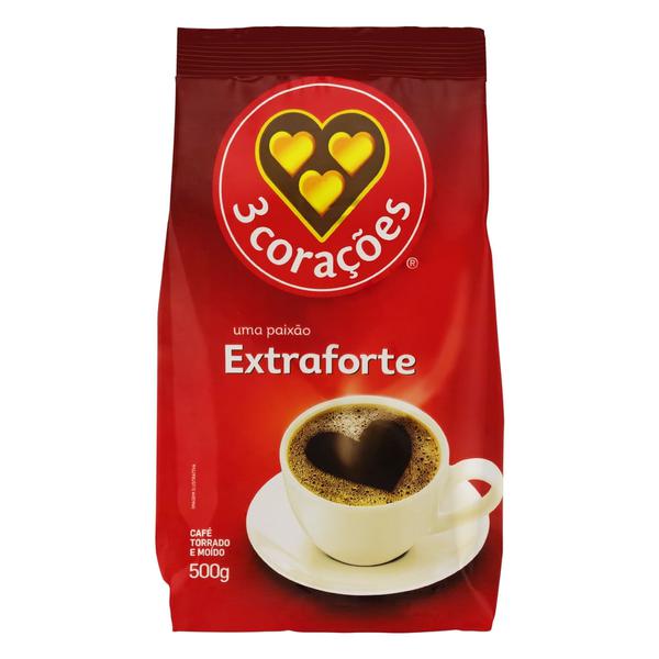 CAFE 3 CORACOES EXTRA FORTE 500G