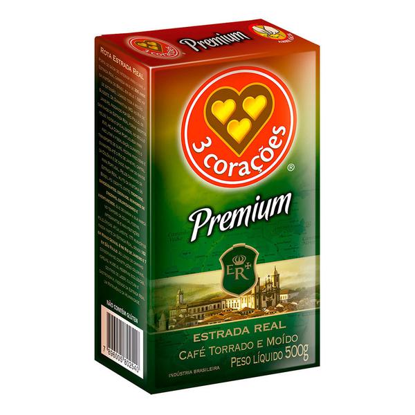 CAFE 3 CORACOES PREMIUM 500G VACUO