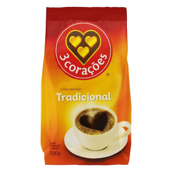 CAFE 3 CORACOES TRADICIONAL 500G