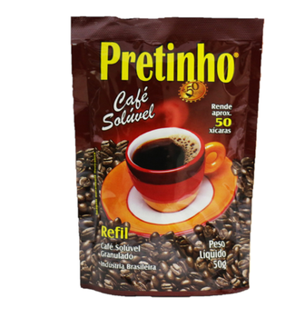 CAFE PRETINHO SOLUVEL REFIL 50G