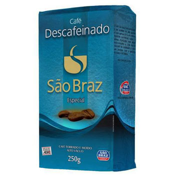 CAFE SAO BRAZ DESCAFEINADO VACUO 250G