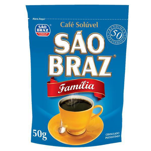 CAFE SAO BRAZ SOLUVEL EXTRA FORTE REFIL 50G