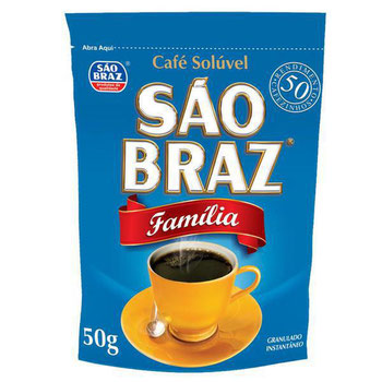 CAFE SAO BRAZ SOLUVEL EXTRA FORTE REFIL 50G