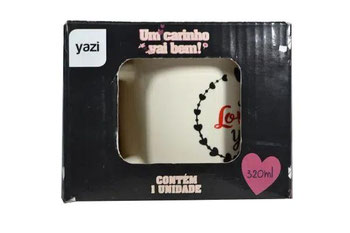 CANECA PORCELANA AFETO