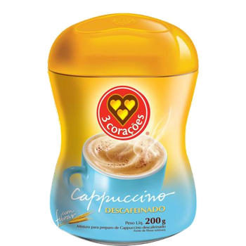 CAPPUCCINO 3 CORACAO DESCAFEINADO 200G