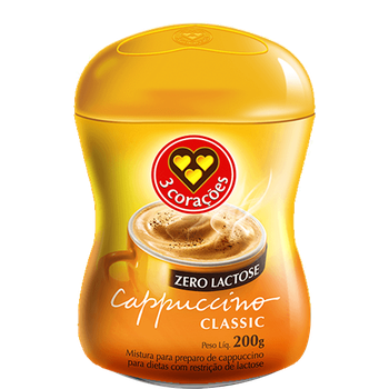 CAPPUCCINO 3 CORACOES CLASSIC Z LACTO 200G
