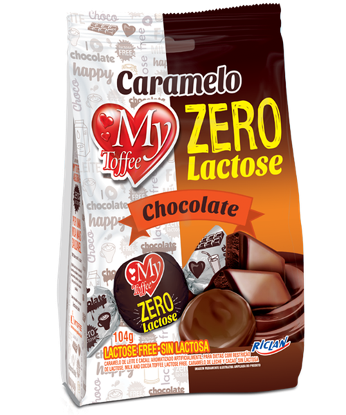CARAMELO MY TOFFE ZERO LACT CHOC 104G