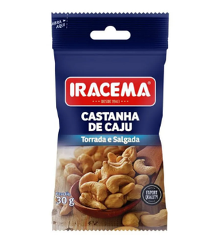 CASTANHA DE CAJU TORRADA E SALGADA  30 GR