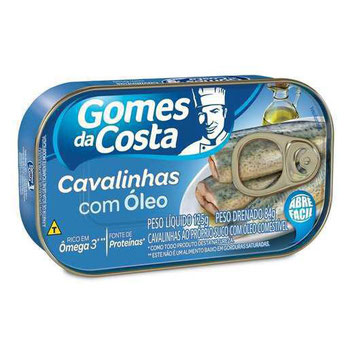 CAVALINHAS GOMES DA GOSTA OLEO 125G