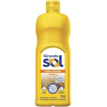 CERA LÍQUIDA GIRANDO SOL 750ML AMARELA