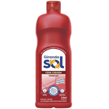 CERA LÍQUIDA GIRANDO SOL 750ML VERMELHO
