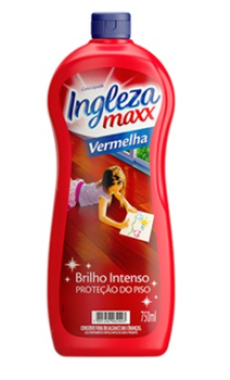 CERA LÍQUIDA INGLEZA MAXX 750ML VERMELHA