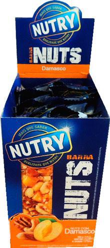 CEREAL BARRA NUTRY NUTS DAMASCO 30G